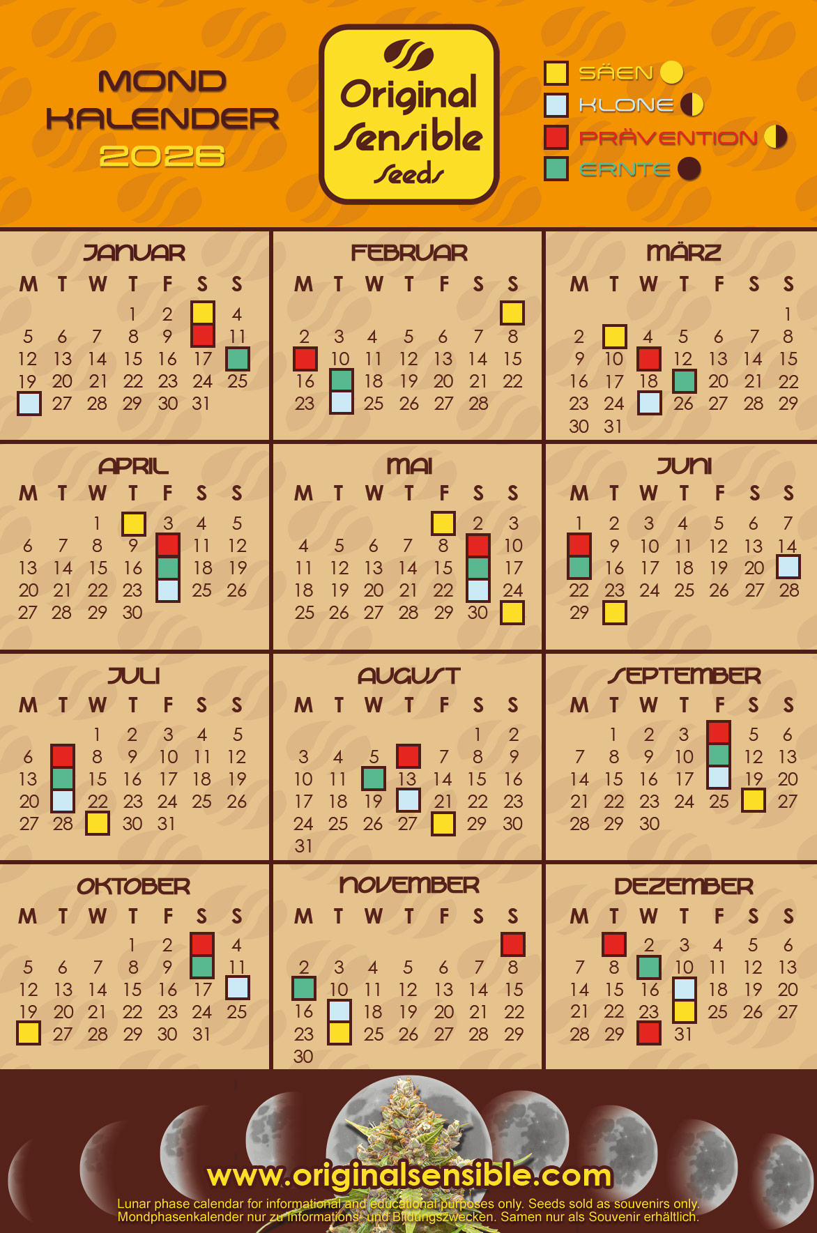 Lunar calendar